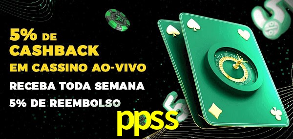 Promoções do cassino ao Vivo ppss